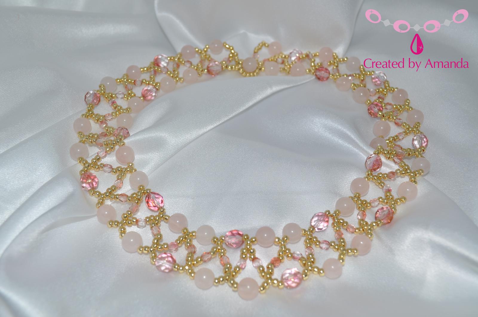 Rose Quartz Choker