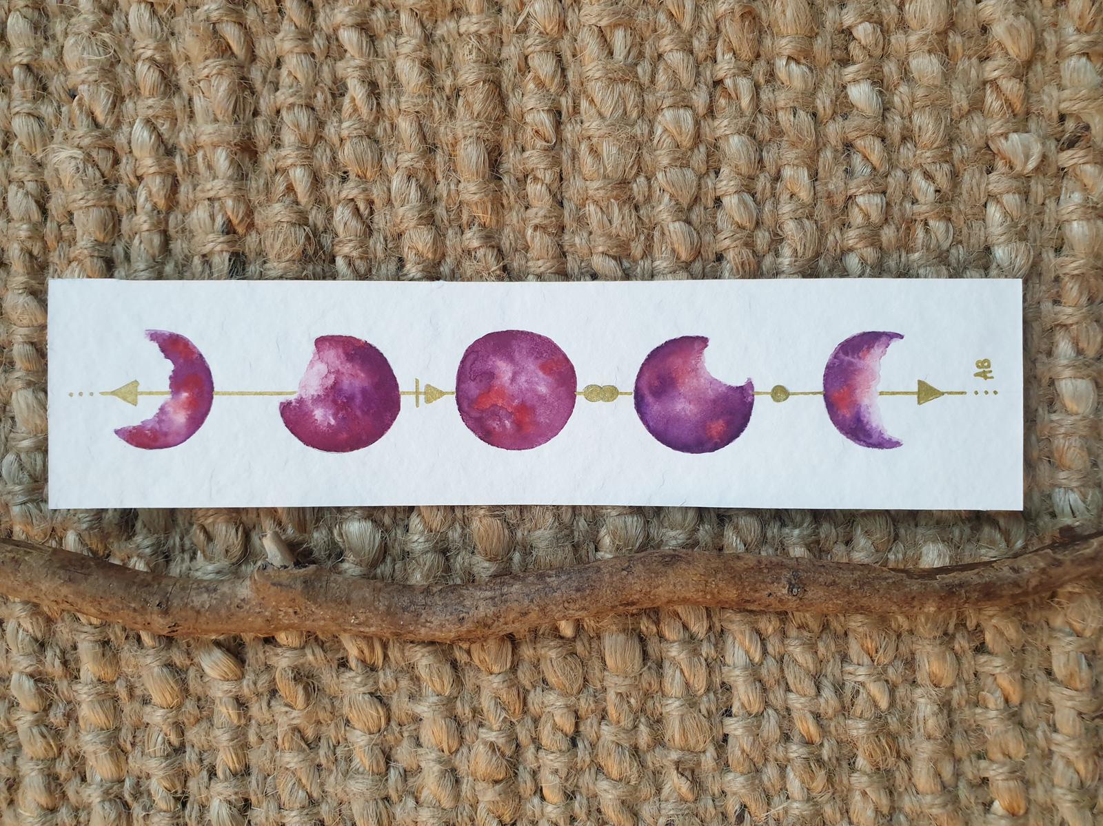 Moon Phases bookmark