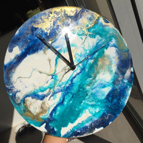 Resin Clock