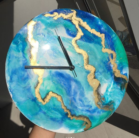 Resin Clock