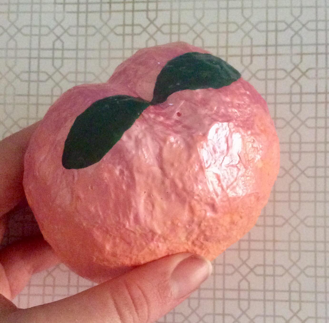 Cute Peach Handmade Squishy