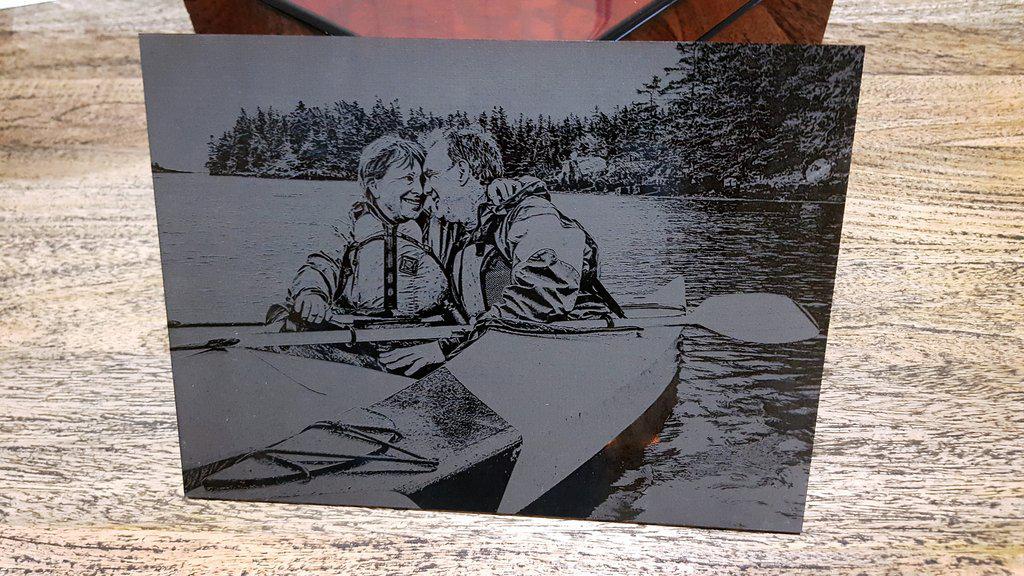 Cube 21 Personalised Photo Engraving