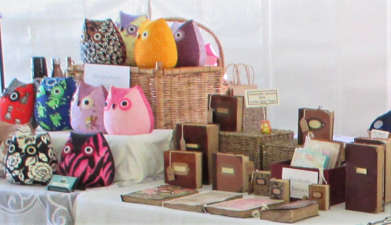 Owl Doorstops and Journals