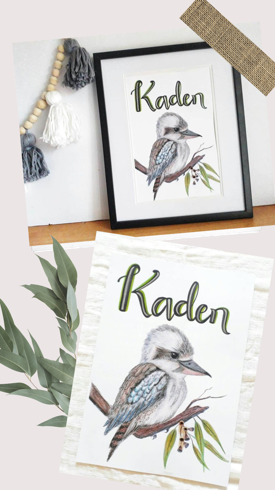 Personalised Kookaburra