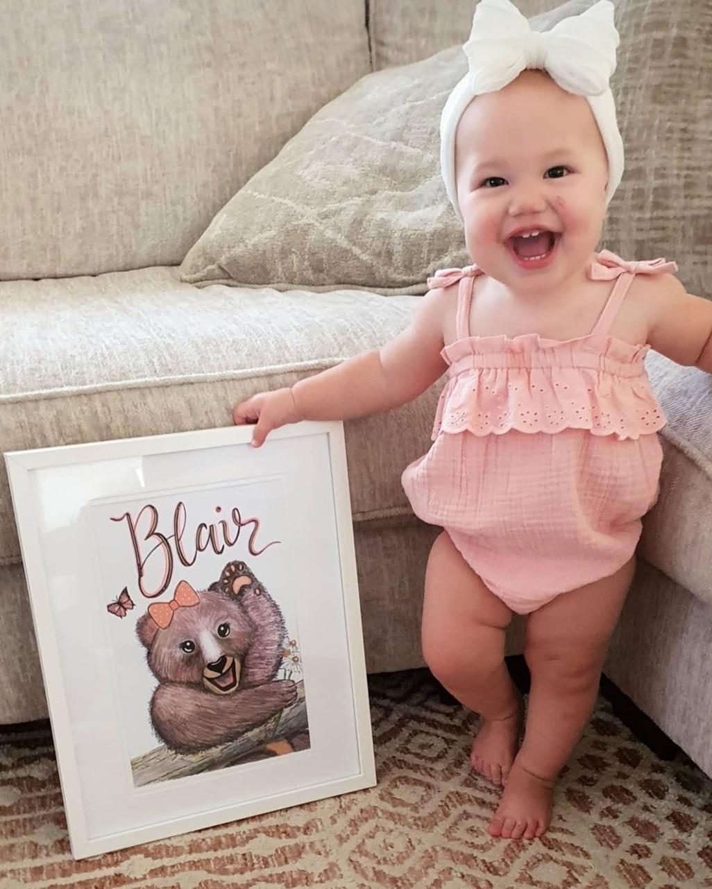 Personalised Girlie Bear