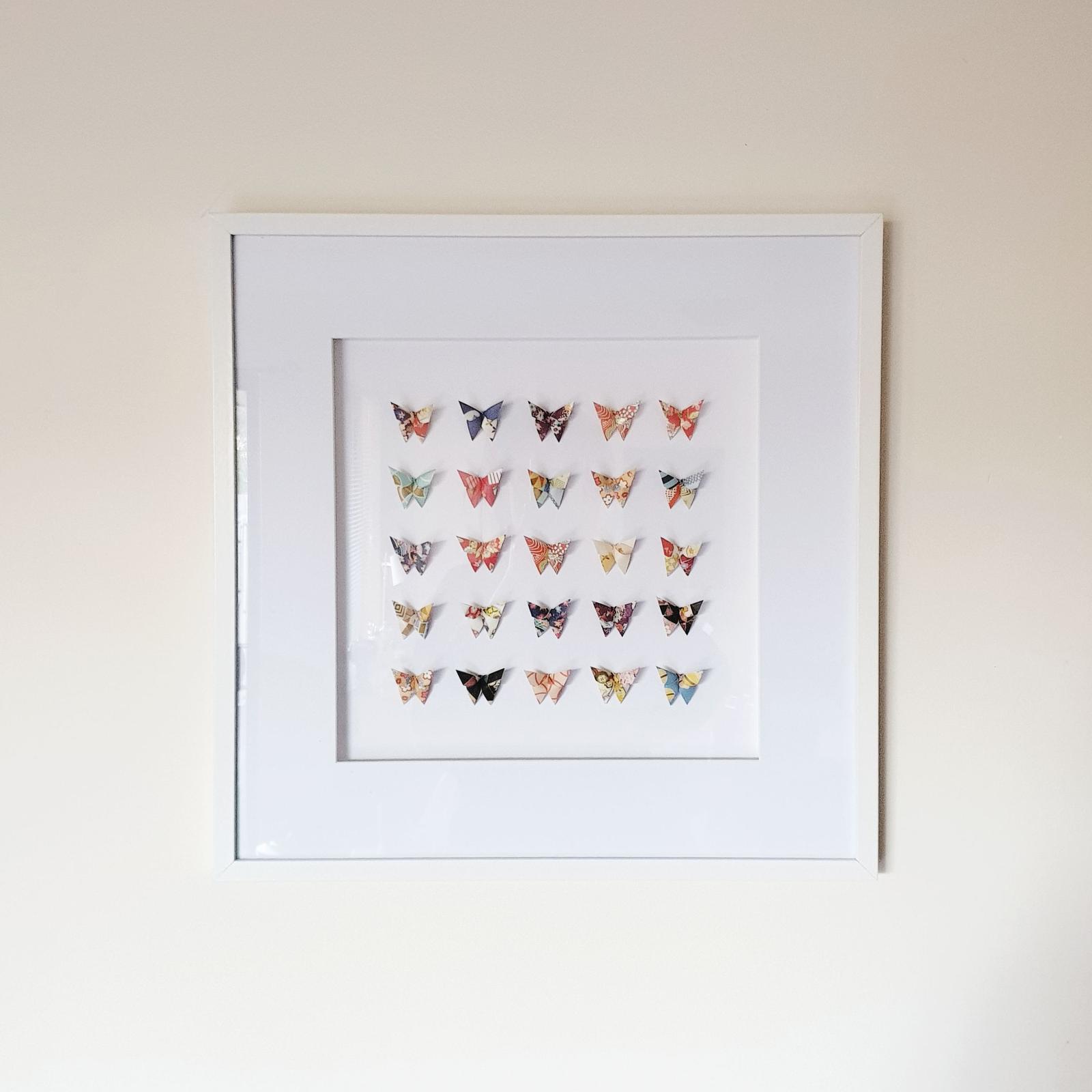 Framed Handmade Origami