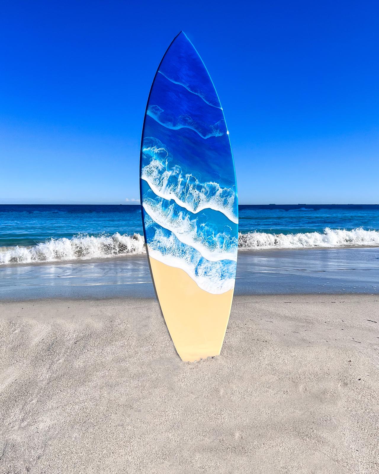 Surfboard art
