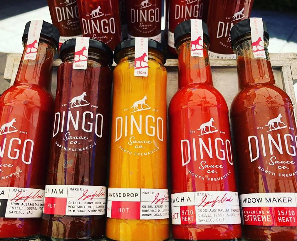 Sauce bottle close up