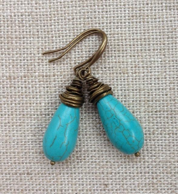 Boho drop earrings