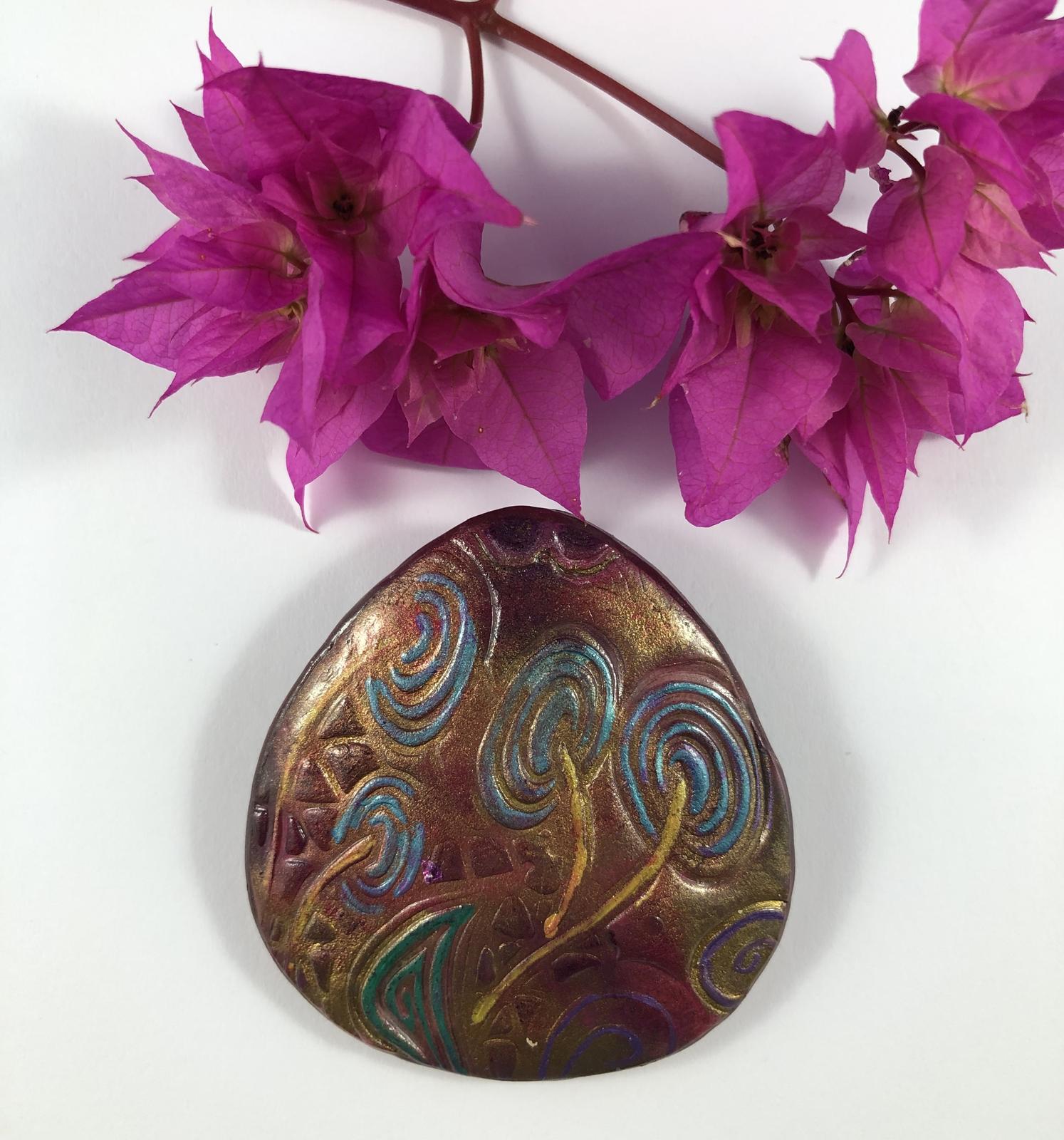Abstract Garden Pendant