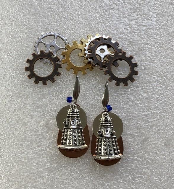Exterminate! drop earrings