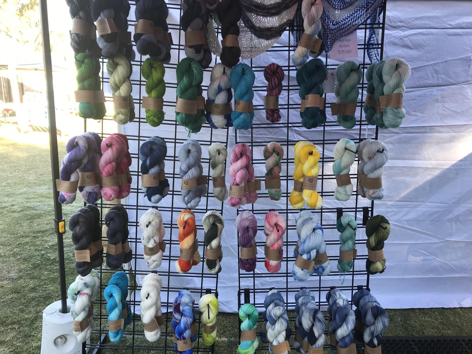 Yarn racks