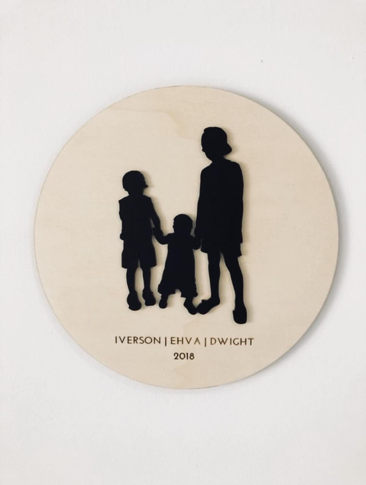 SILHOUETTE WALL PLAQUE