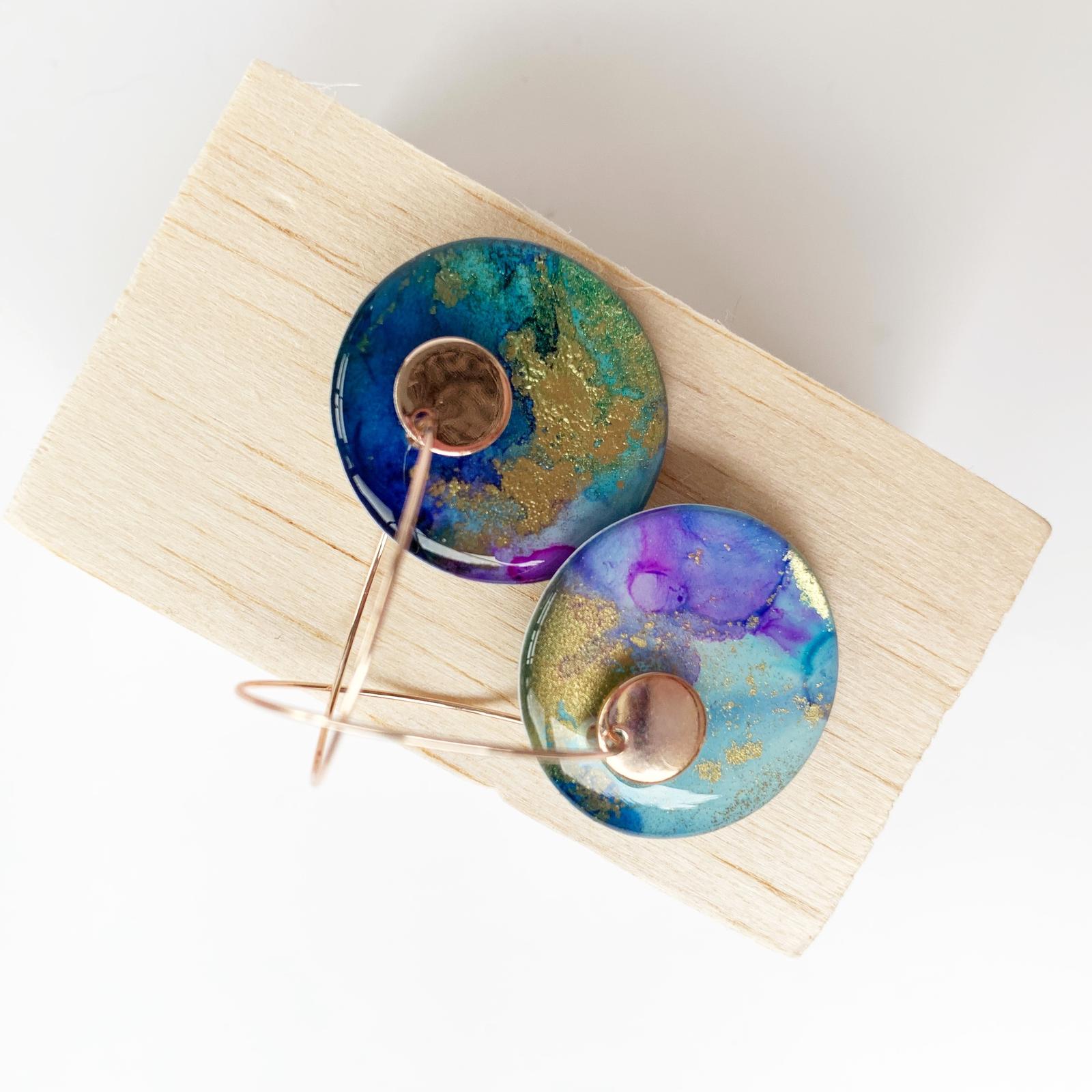 Hand painted hoops