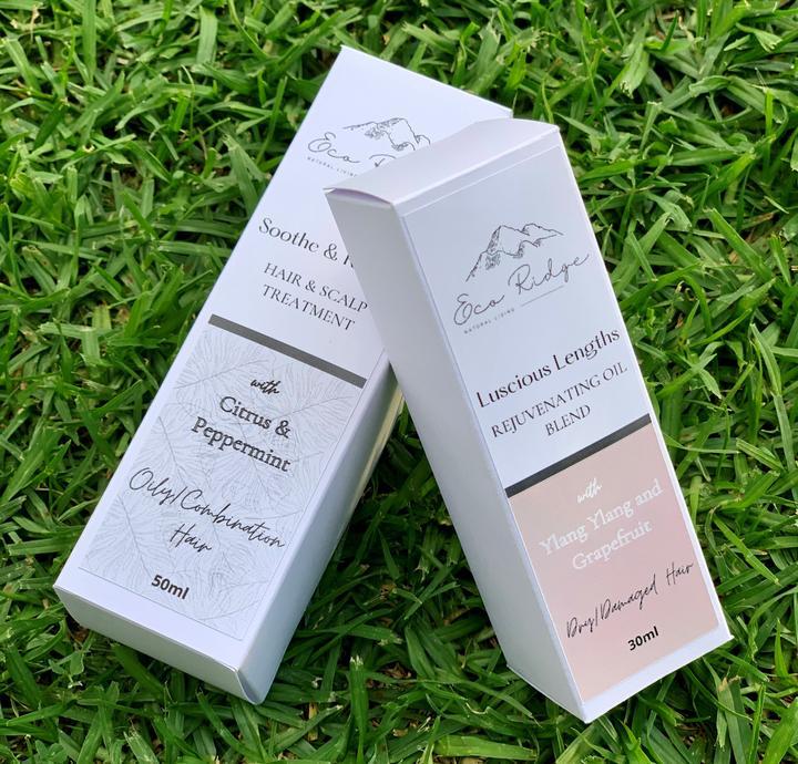 Soothe & Restore and Luscious Lengths Hair Oils