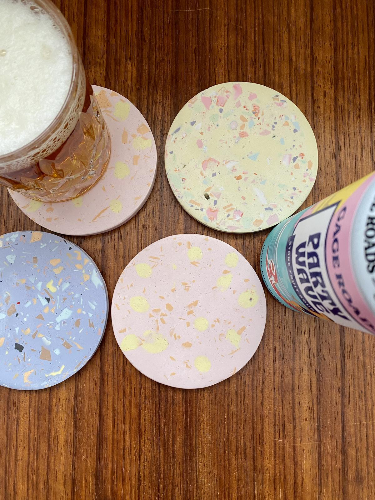 Mix of coaster styles