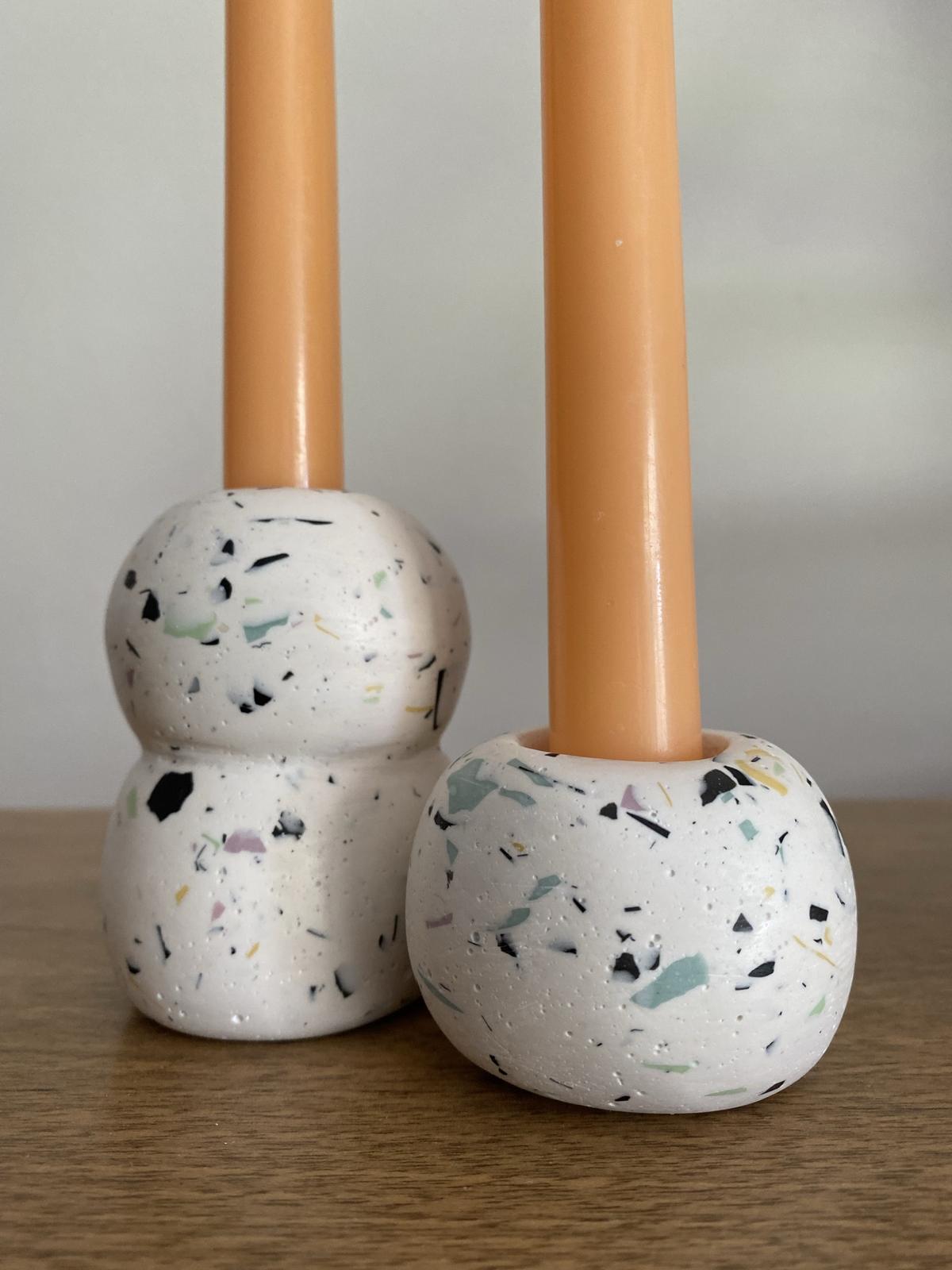 Single and double bubble candleholders