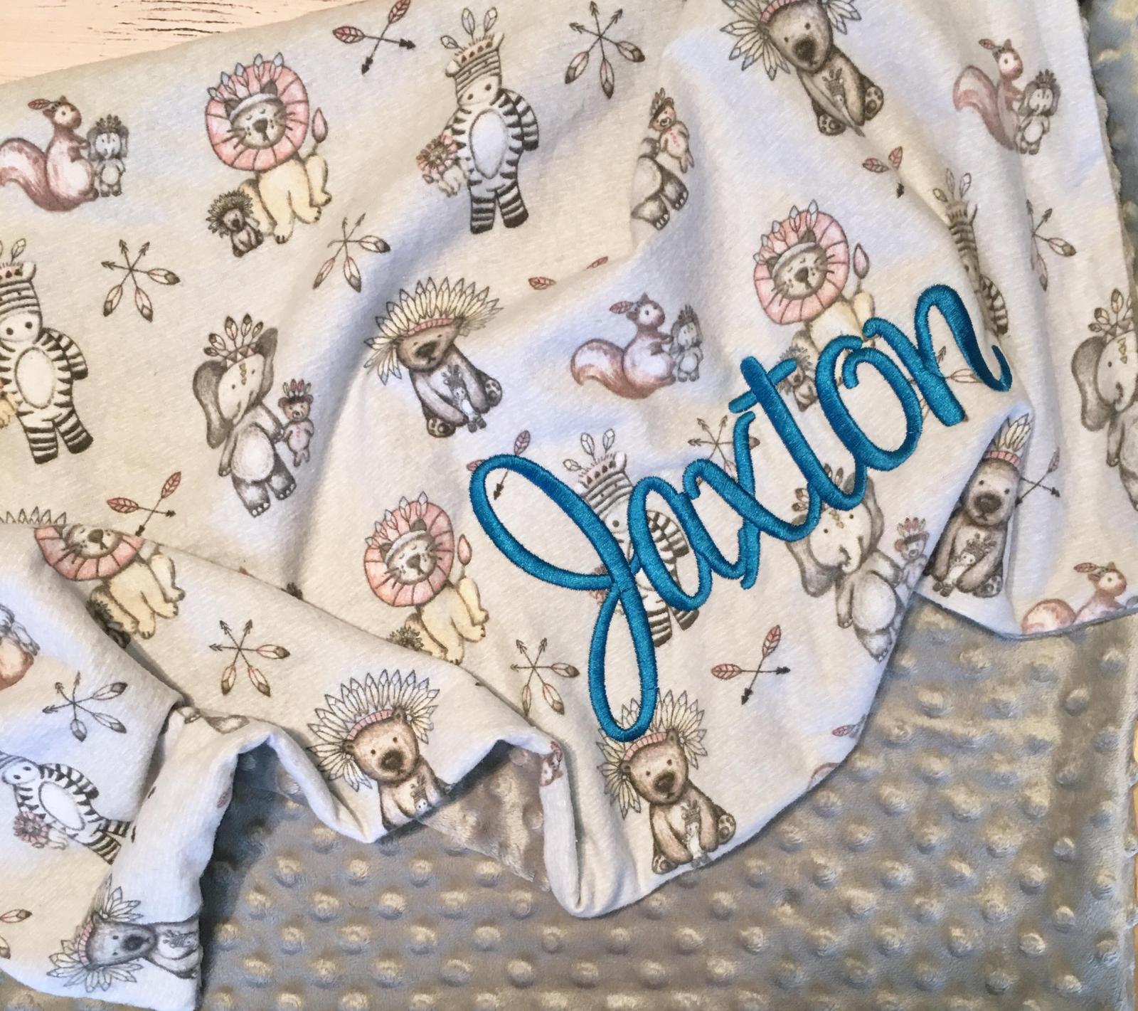 Personalised Minky Blanket