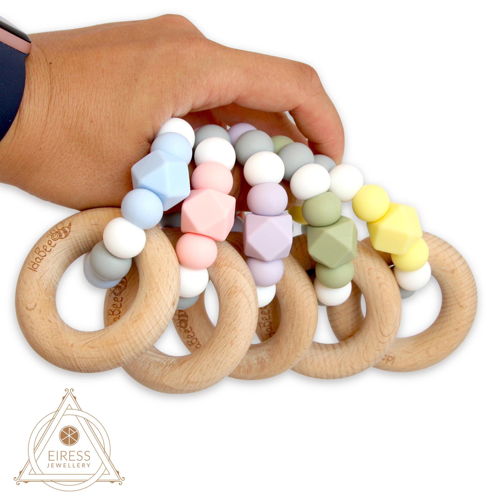 IdaBee By Eiress Ellipse Spring Teether