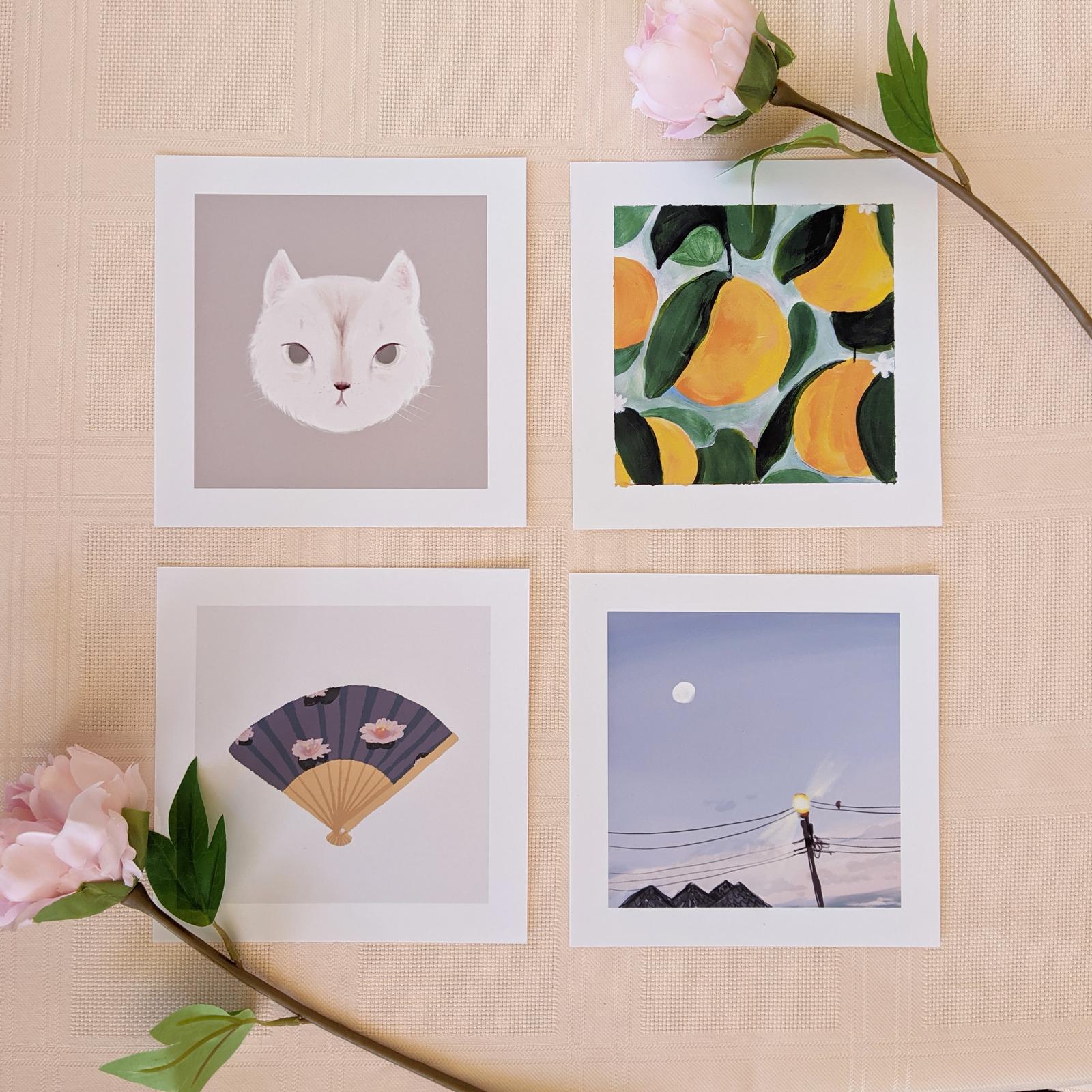 Small square prints