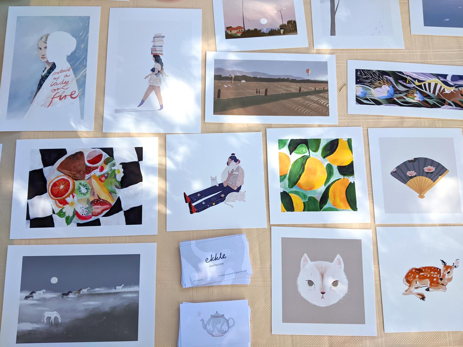Assorted prints