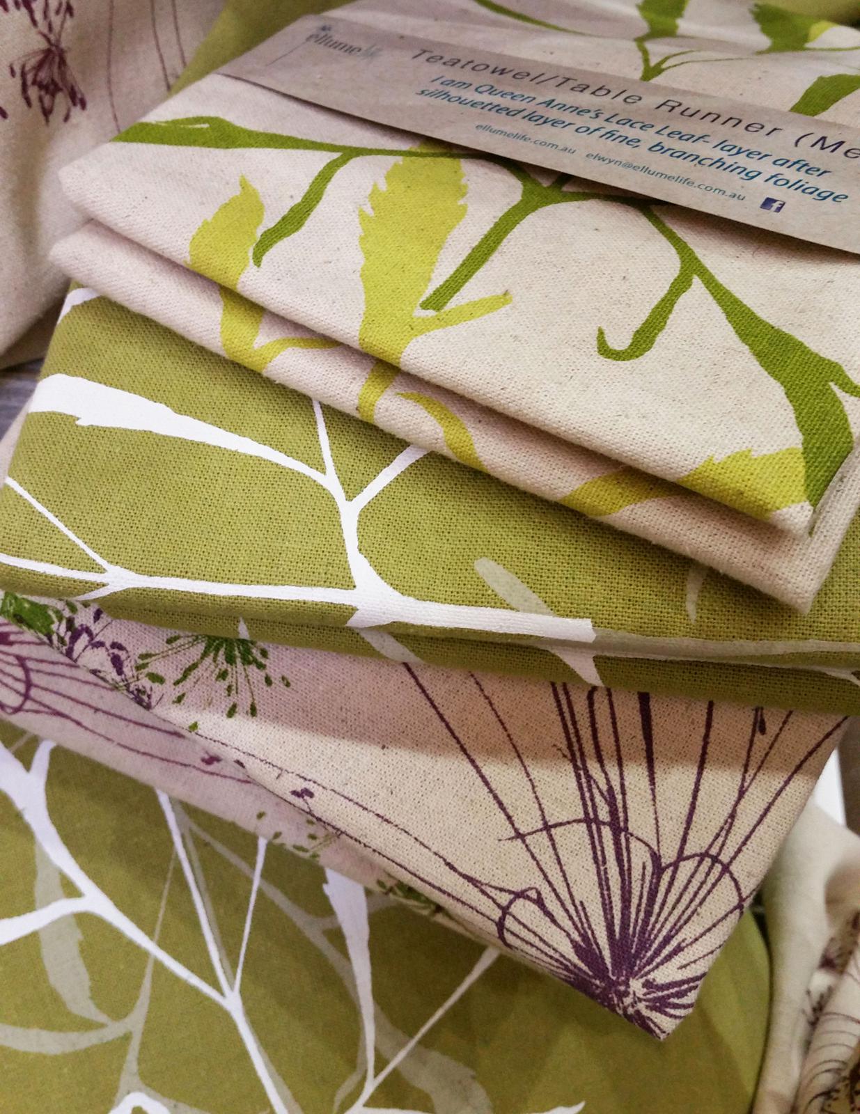 Greens & Purples- Table Linen