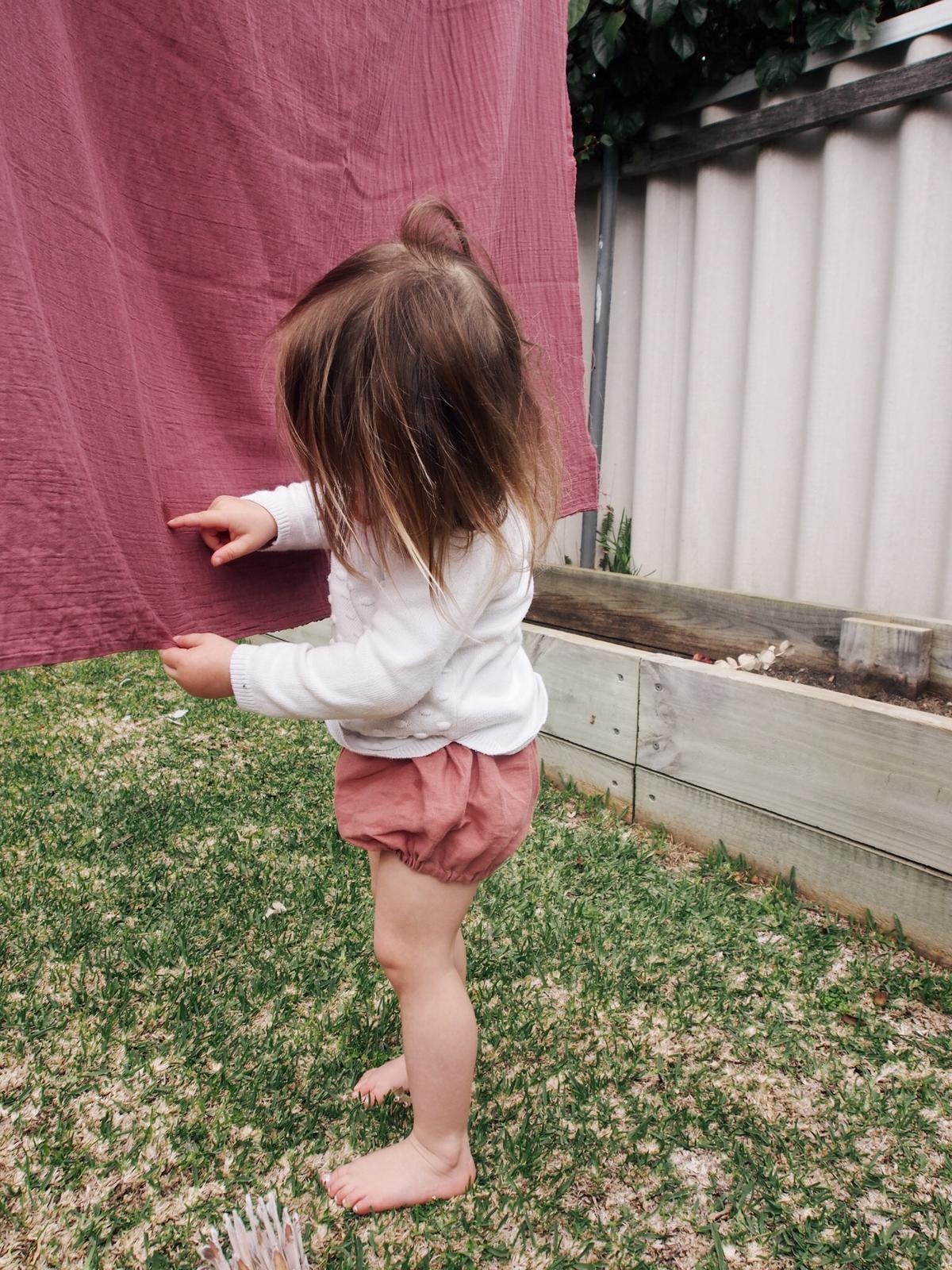 Linen paperbag shorties