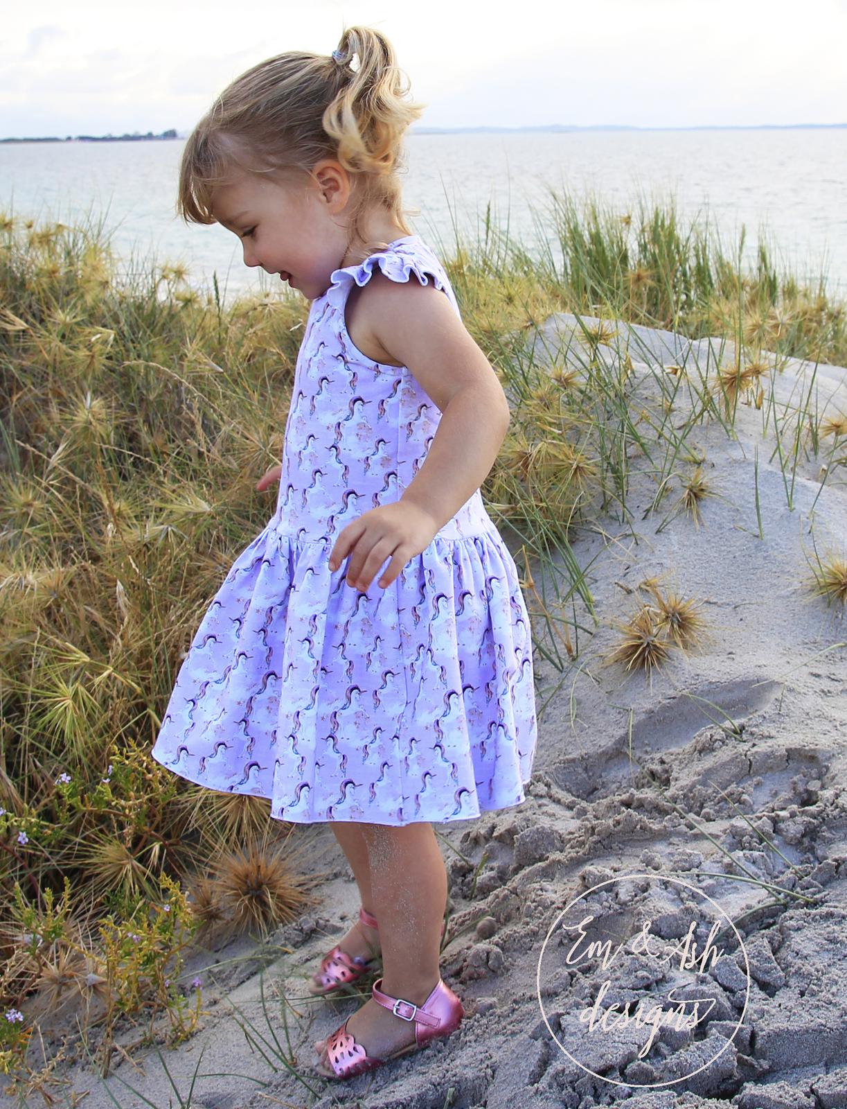 Lilac Unicorn Knit Dress