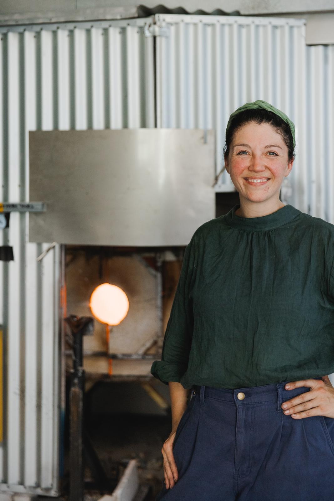 Artist & Glassblower Emma Lashmar 2