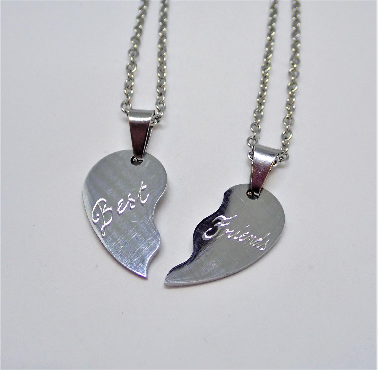 Hand Engraved Personalised Stainless Steel Necklaces