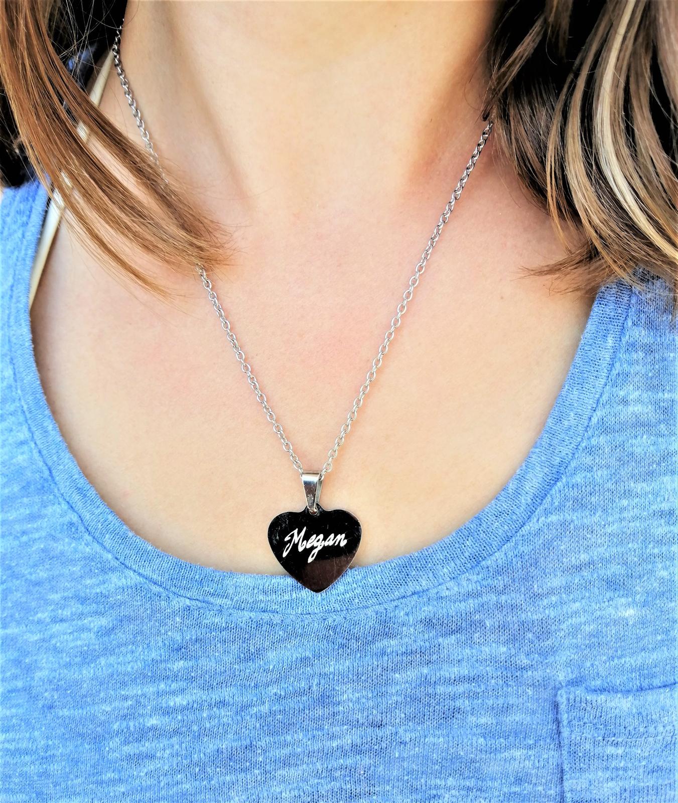 Hand Engraved Personalised Necklaces