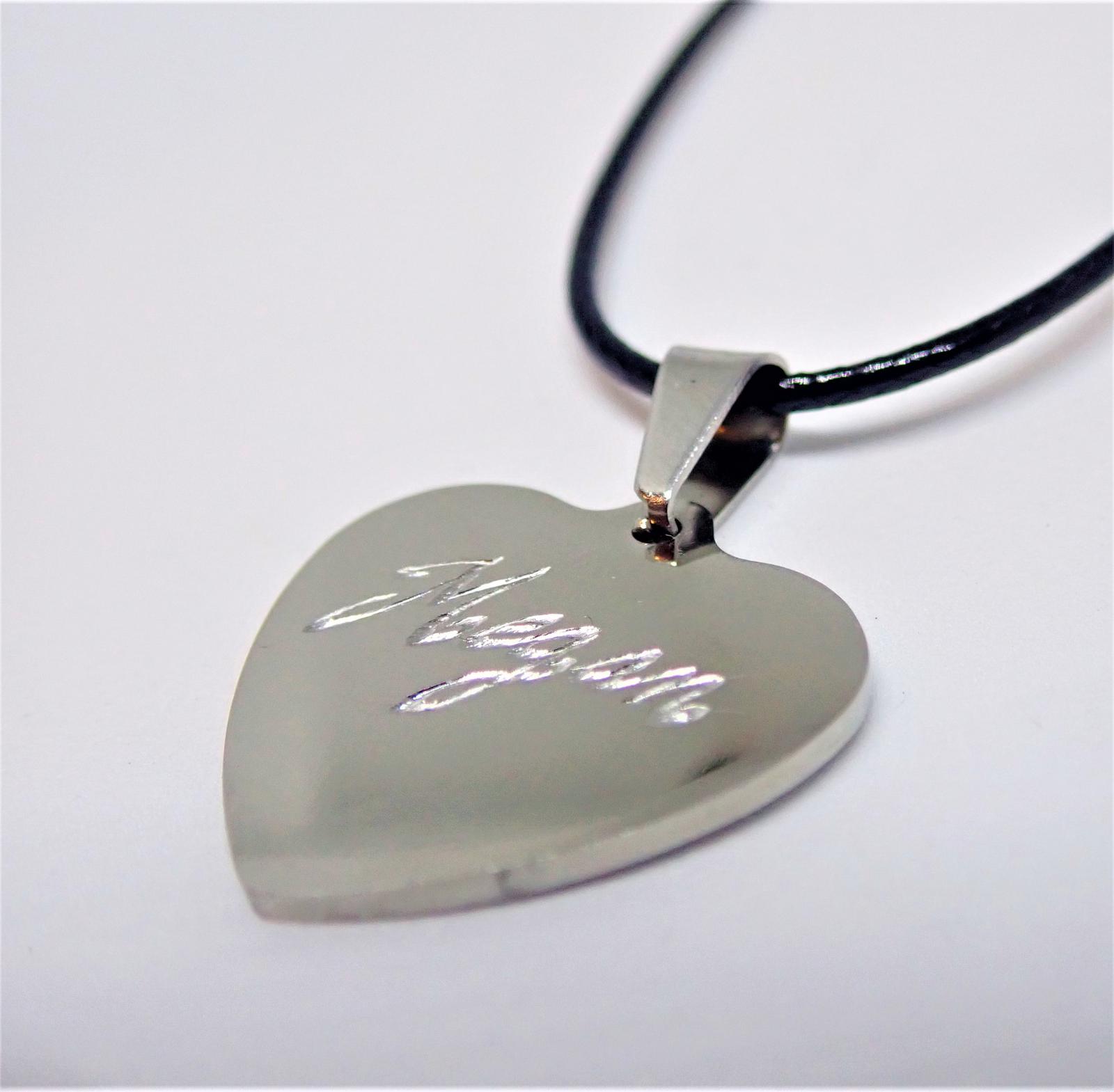 Hand Engraved Personalised Necklaces