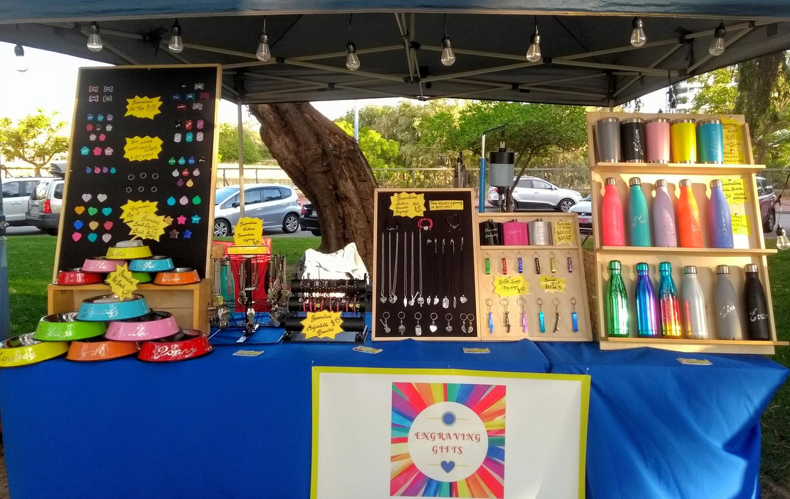 Outdoor market set-up