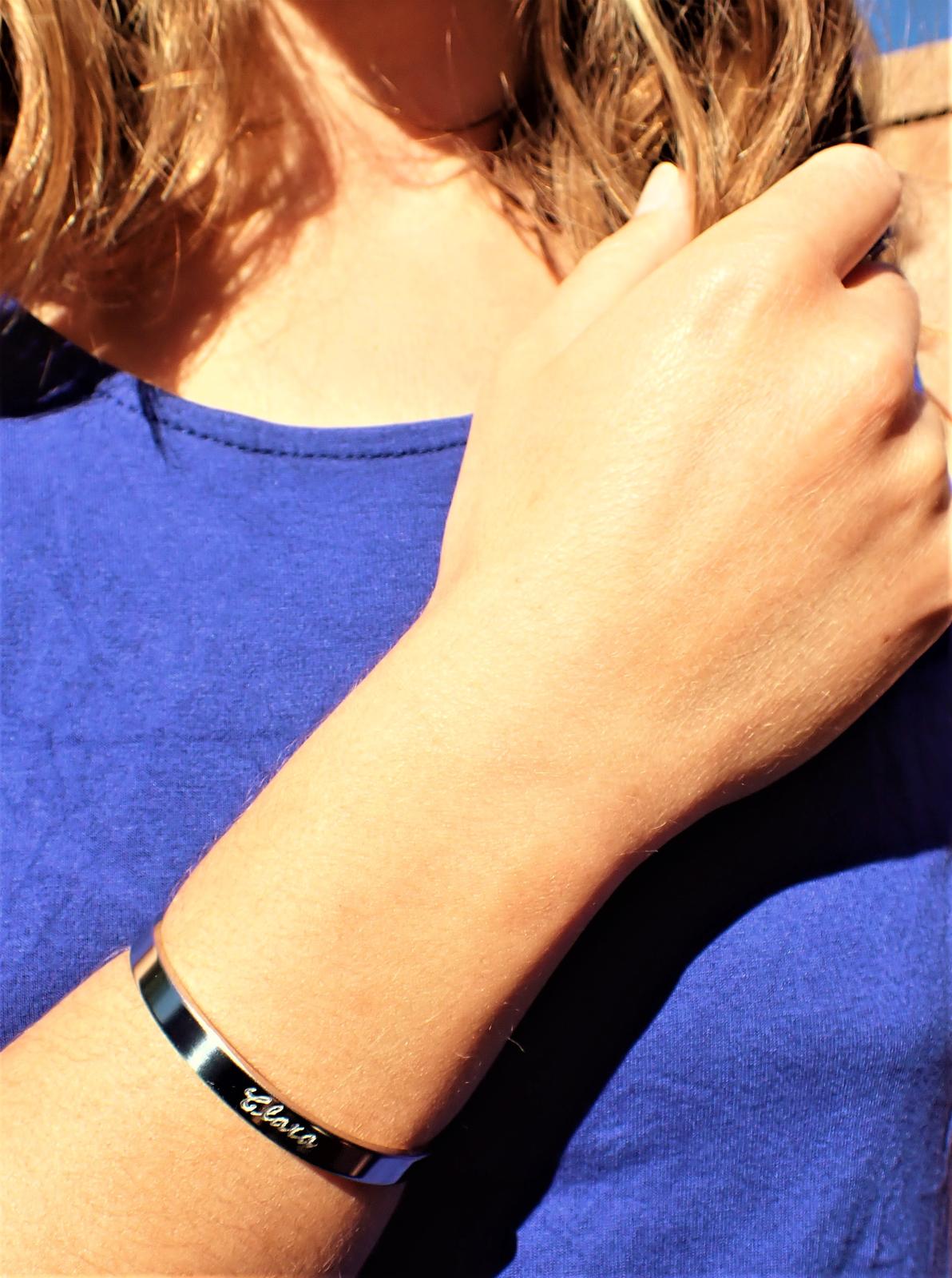 Hand Engraved Personalised Bracelets
