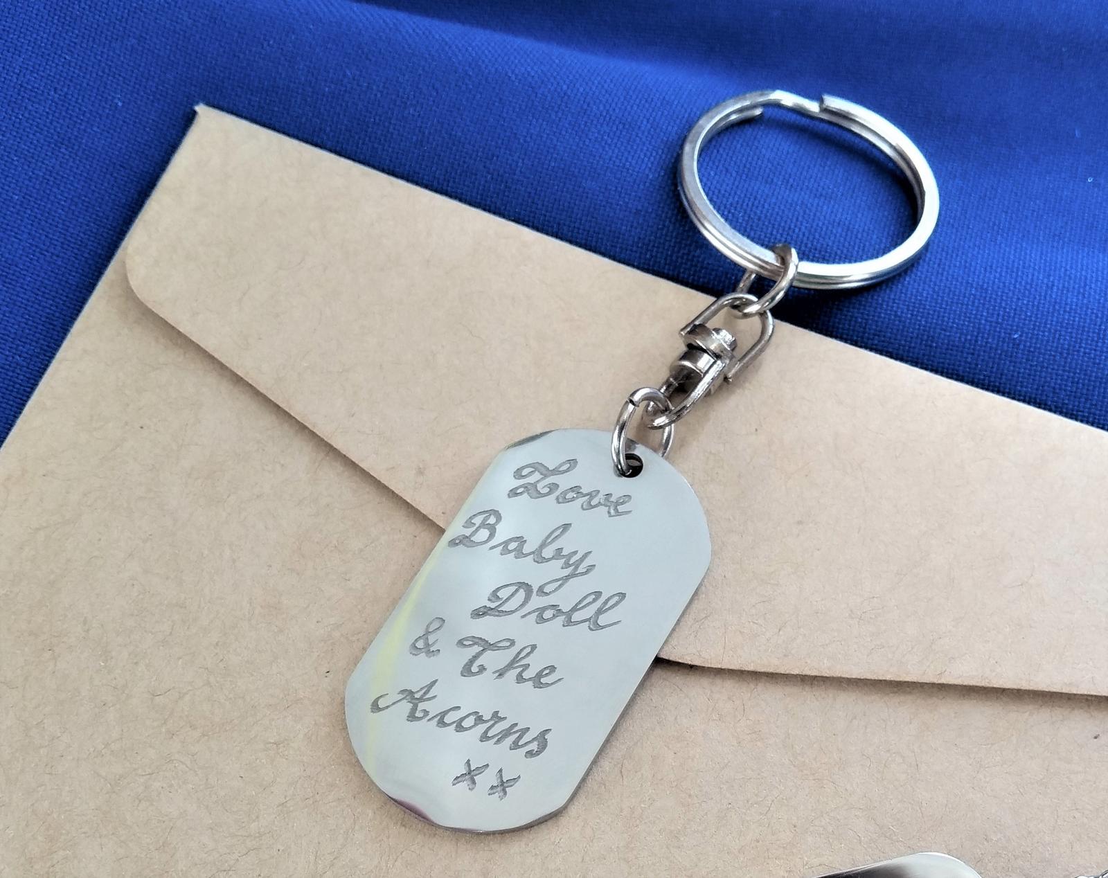 Hand Engraved Personalised Keyrings