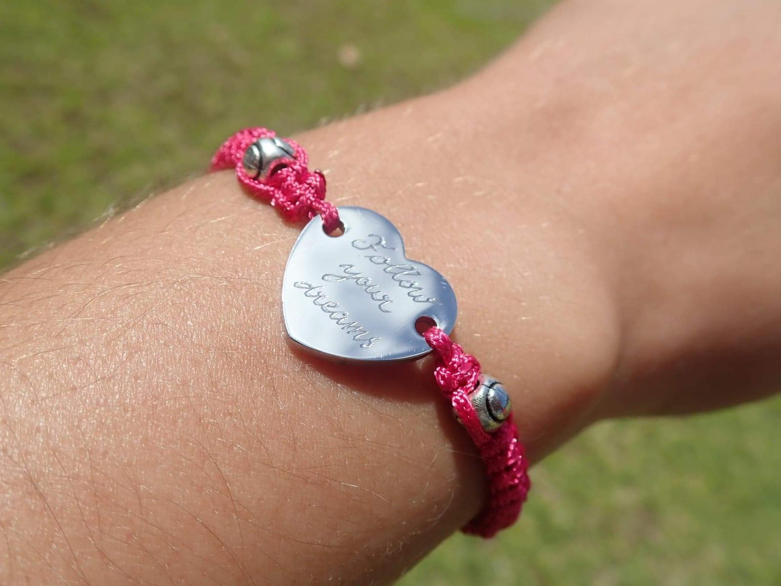 Hand Engraved Personalised Bracelets