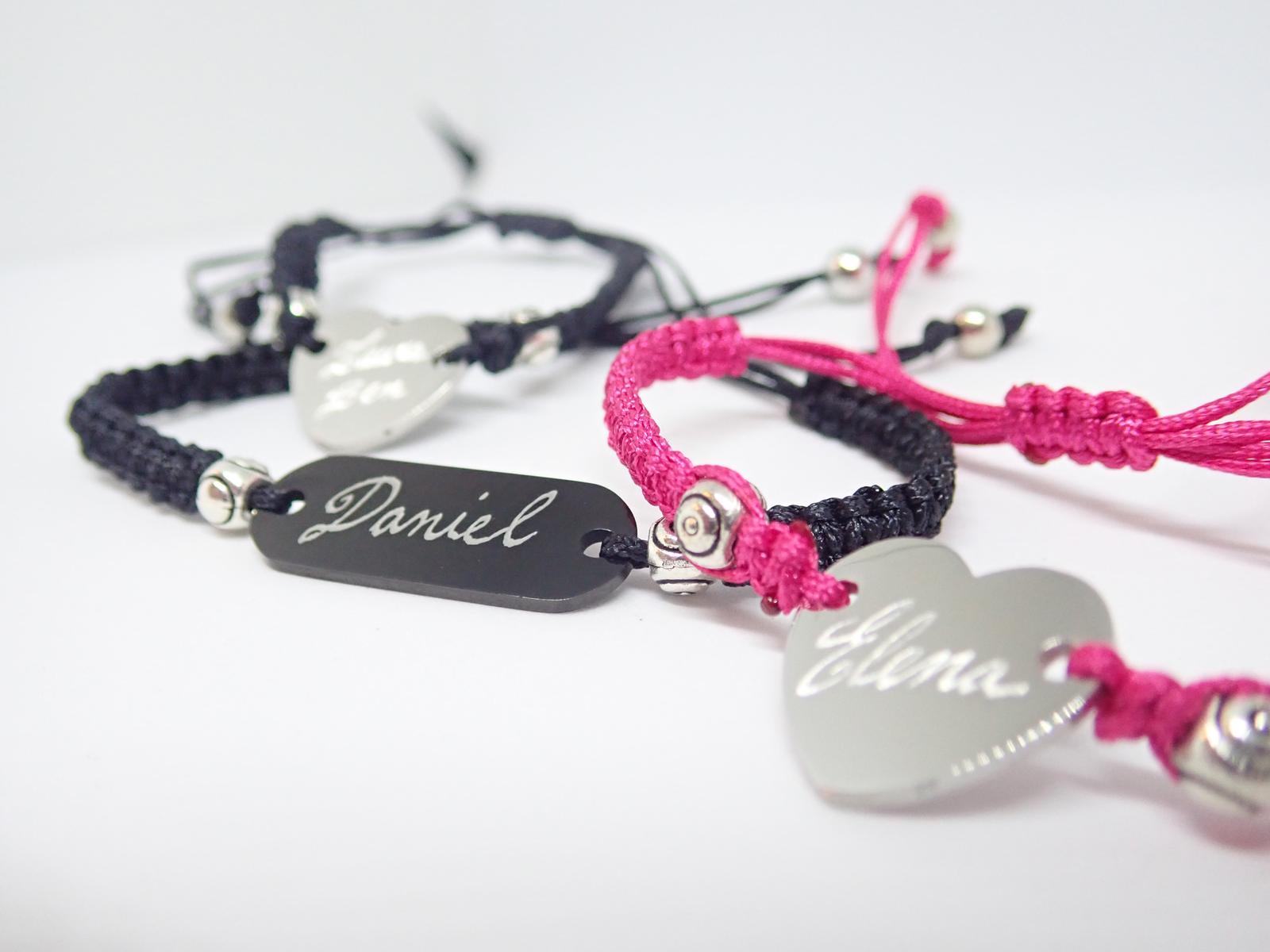Hand Engraved Personalised Bracelets