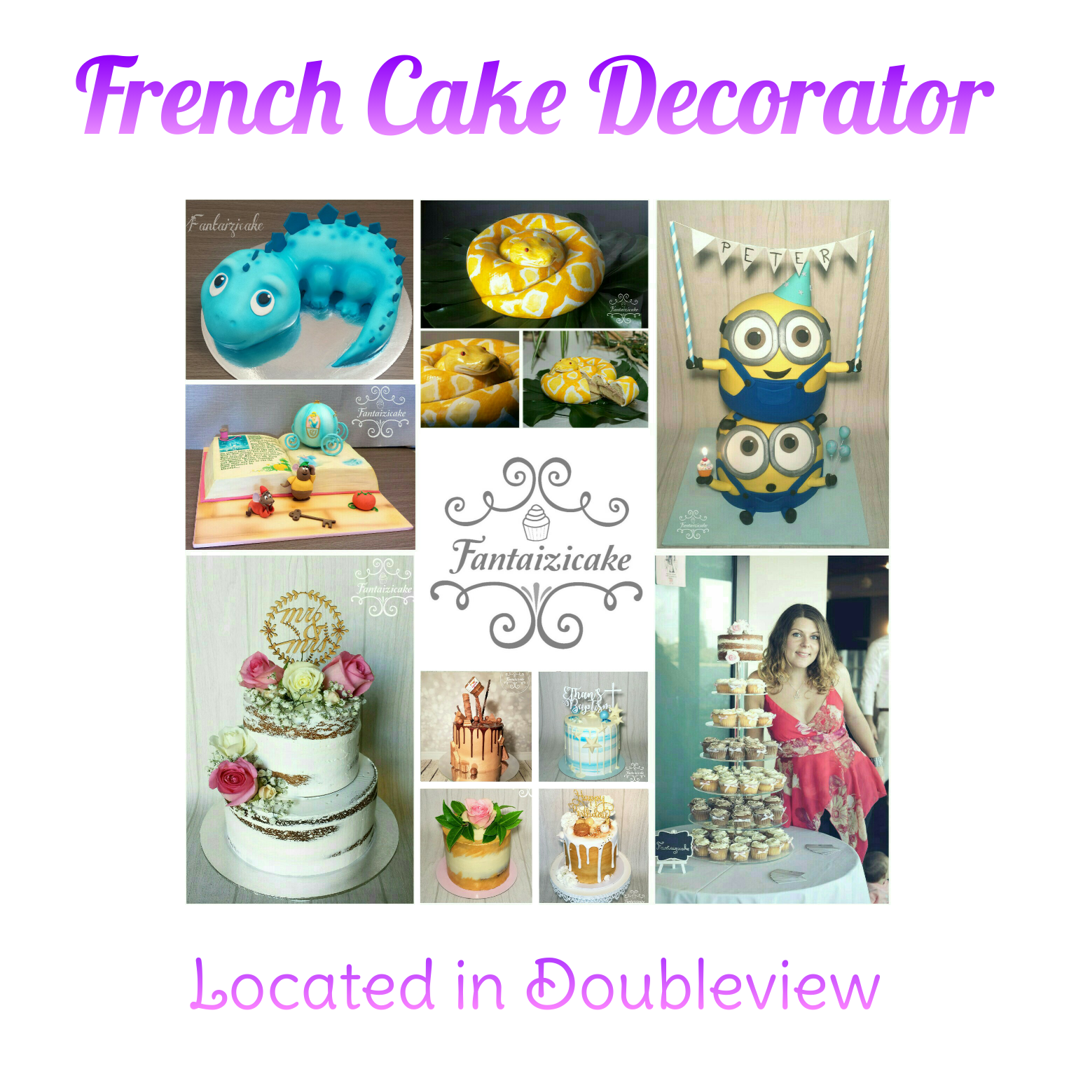 French cake decorator