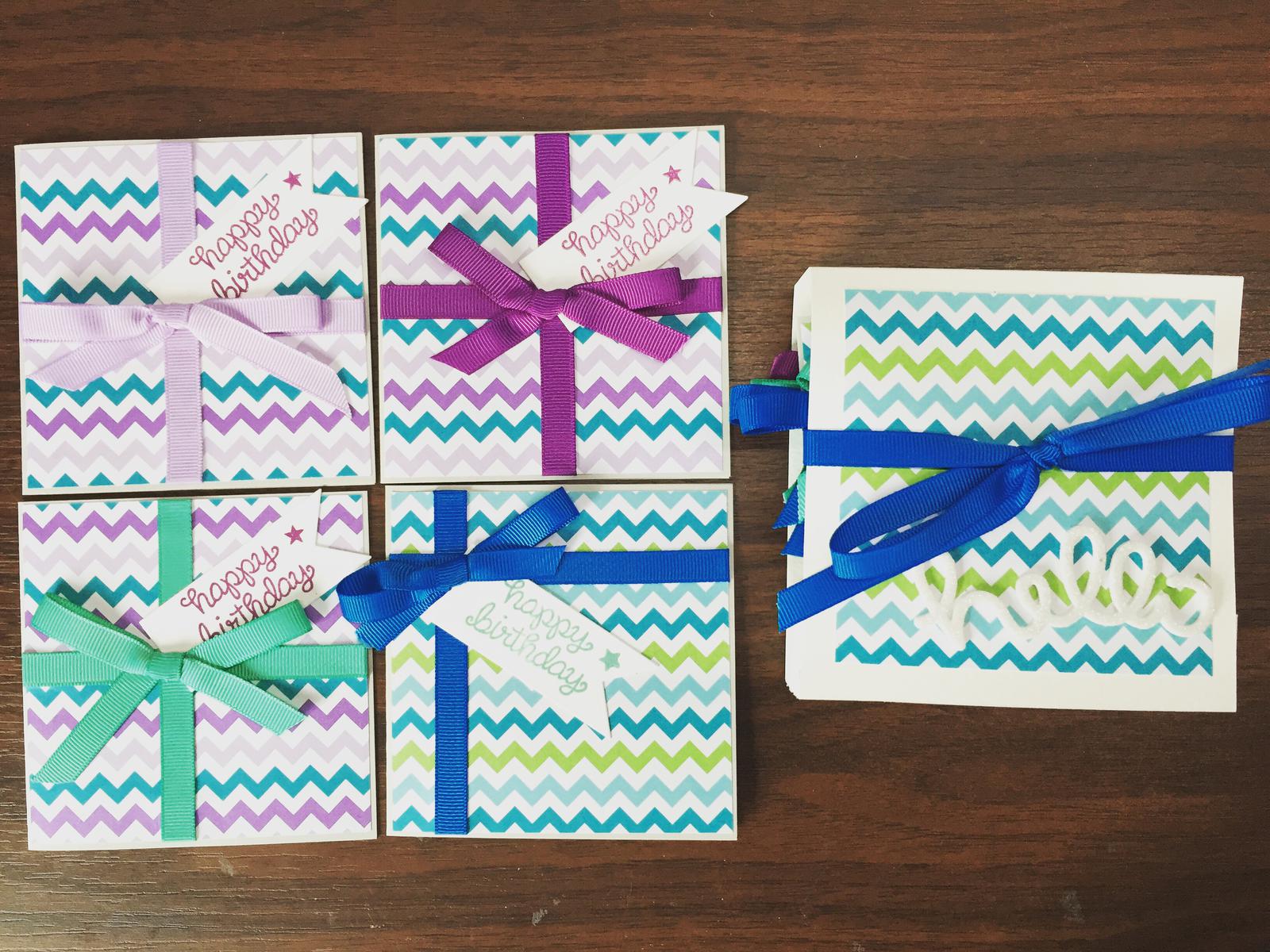 Box set of 8 cards