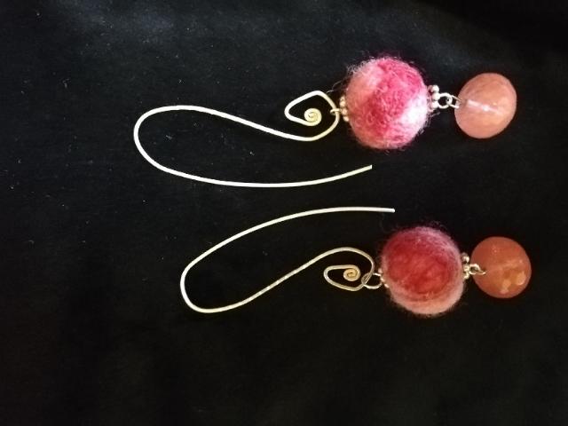 Pink Earrings