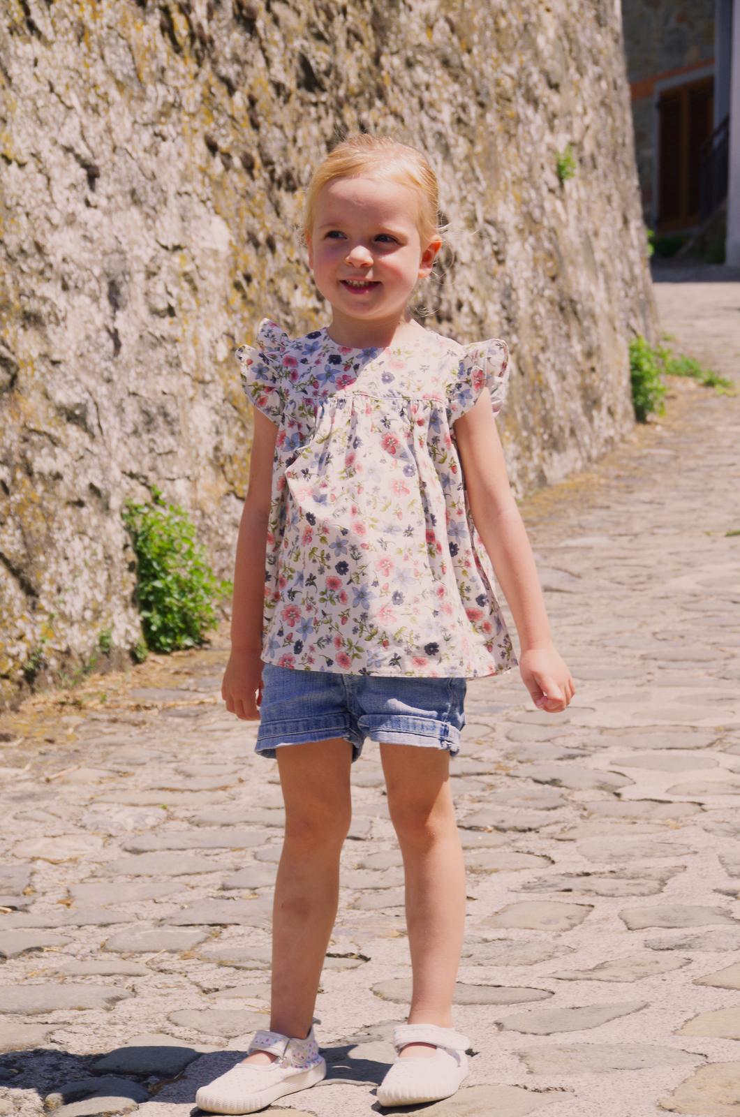 Ana blouse -Japanese posy