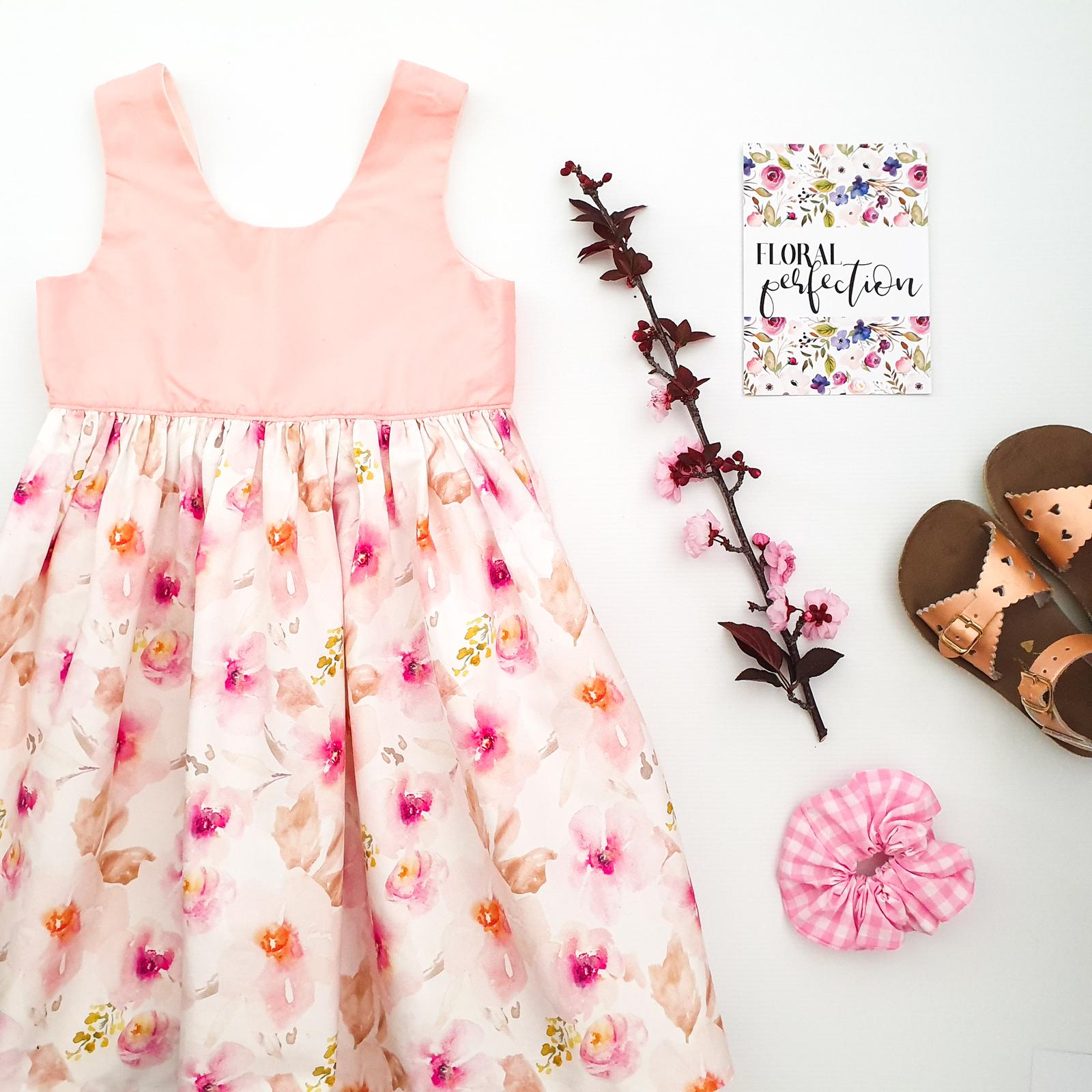 Isabella dress in Spring Sorbet