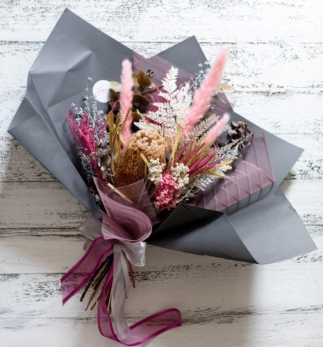 wrapped bunches