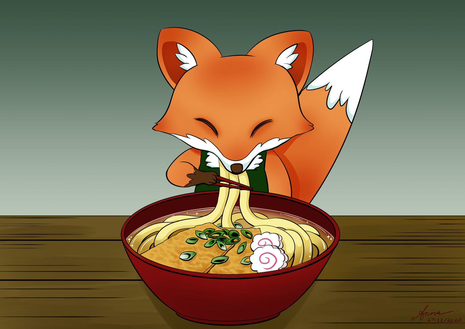 Print Kitsune Udon