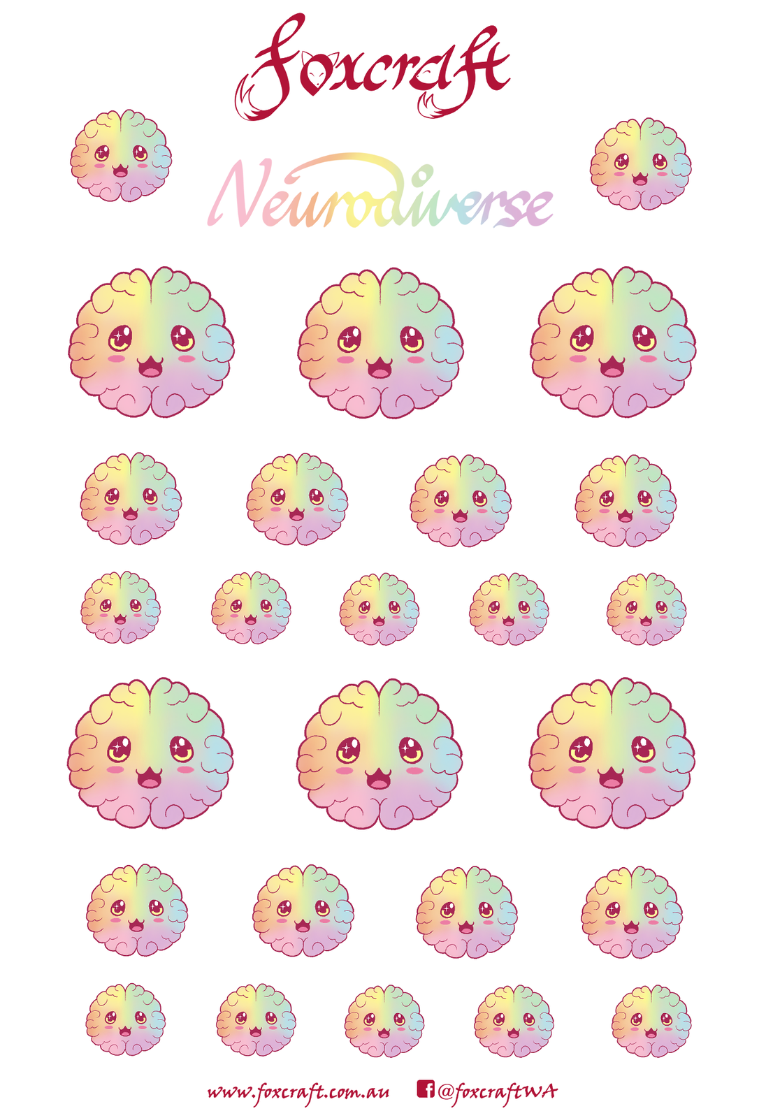 Neurodiverse stickers