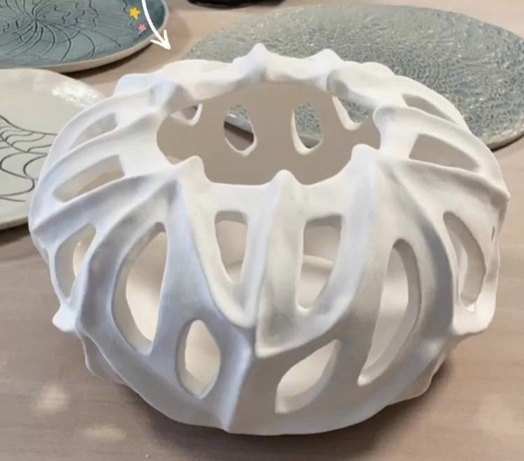 Sea inspired candle holder