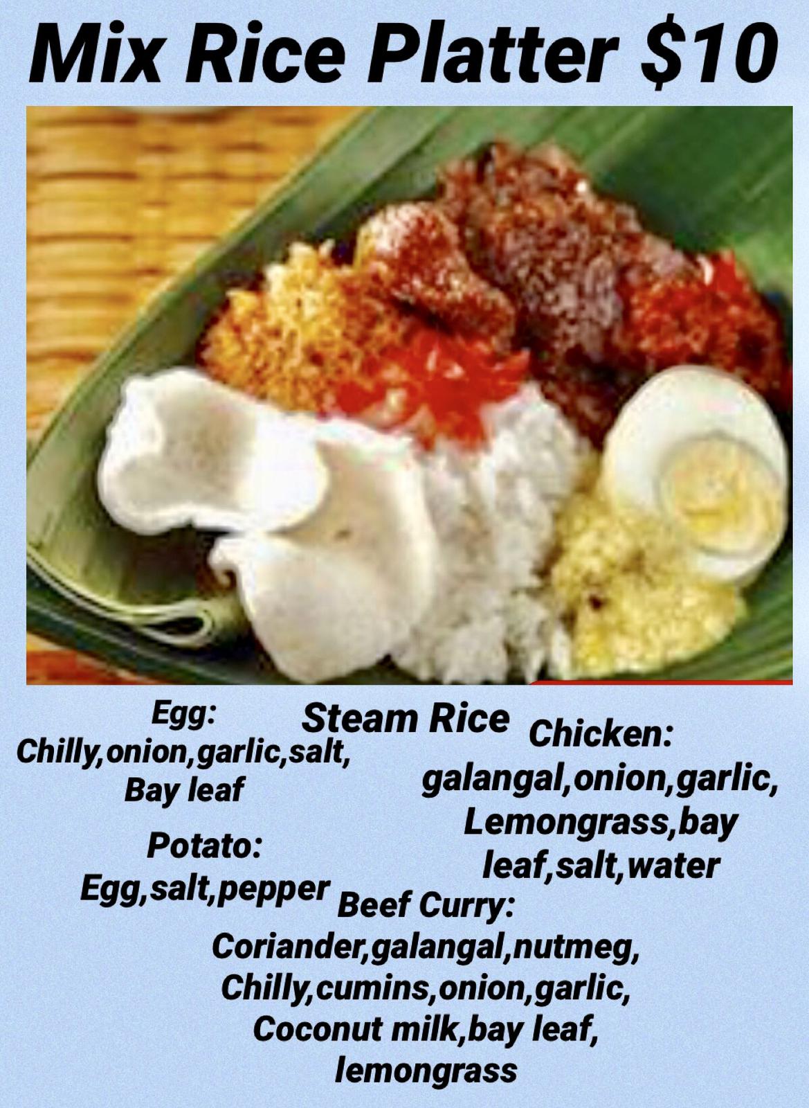 Mix Rice Platter