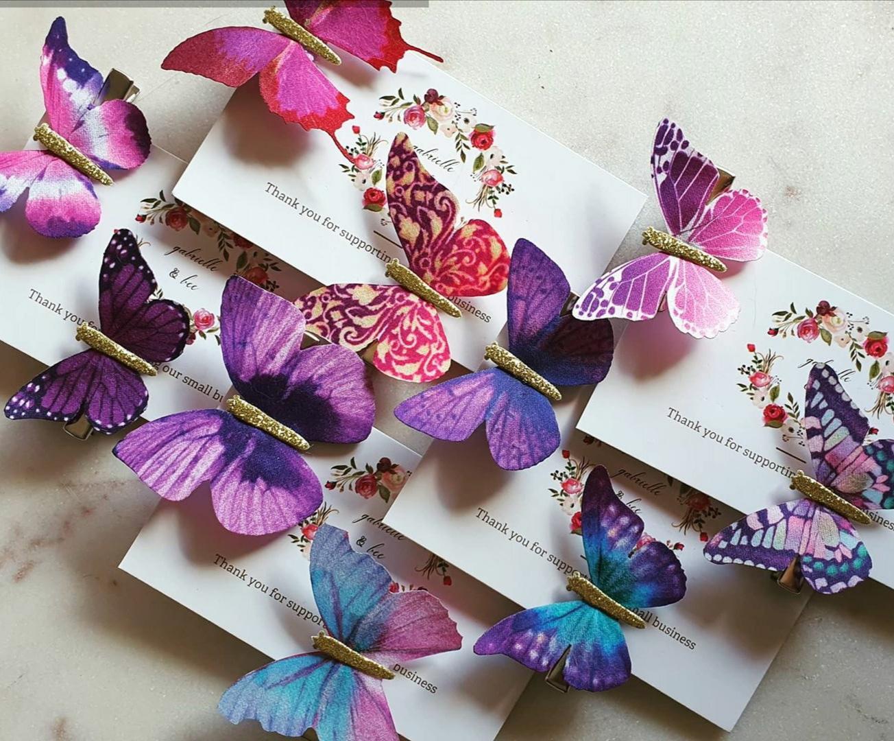 Butterfly clips