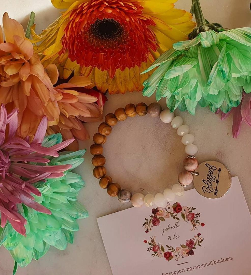 Semi precious blessed bracelets