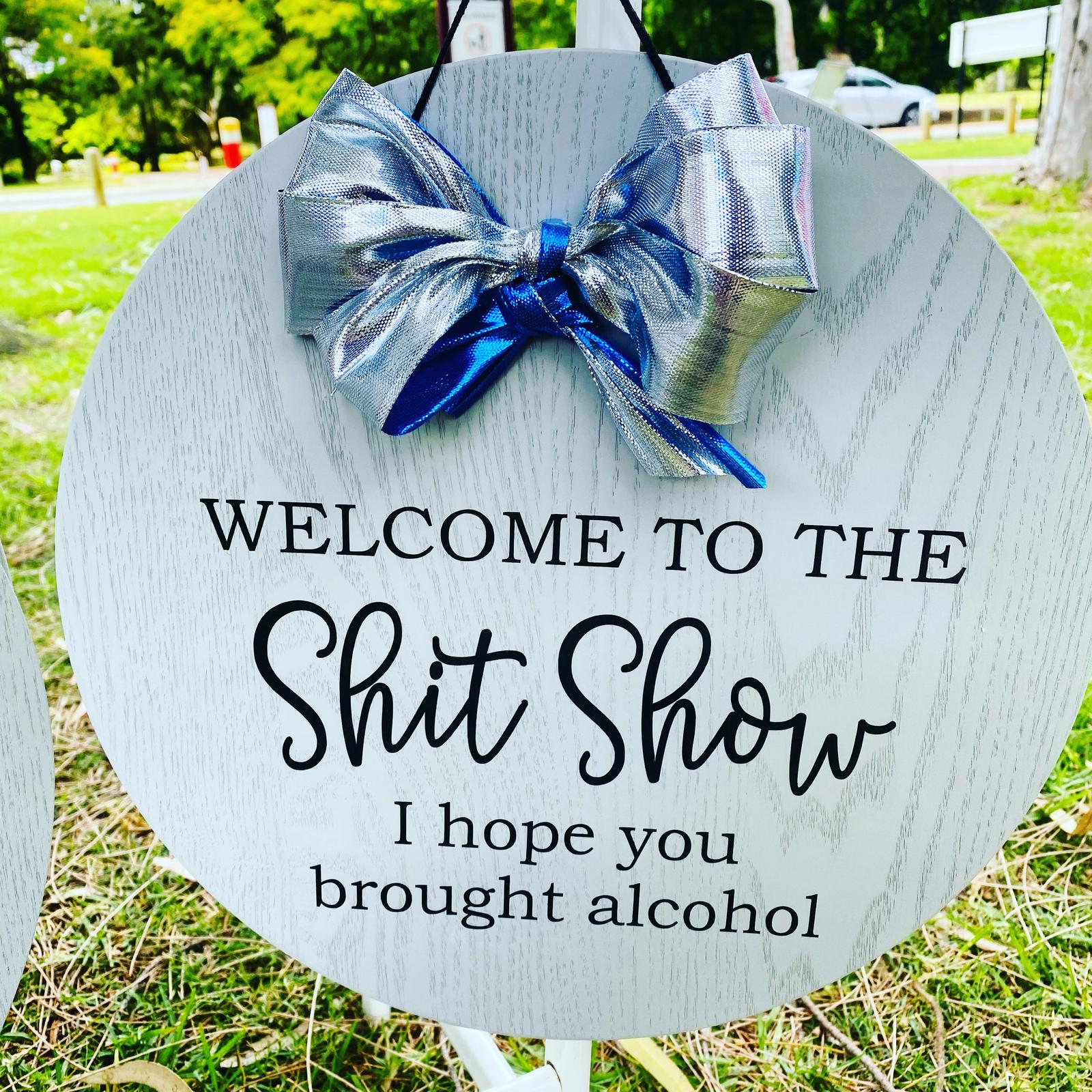 Popular round sign